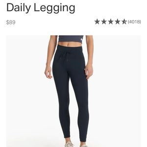 Vuori “ink” legging . Size s. Worn twice